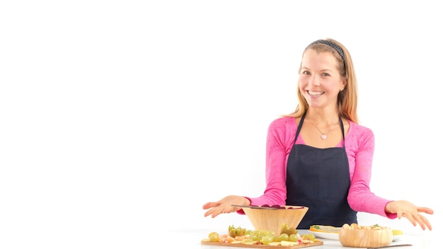 Zâmbetul unei persoane care gătește